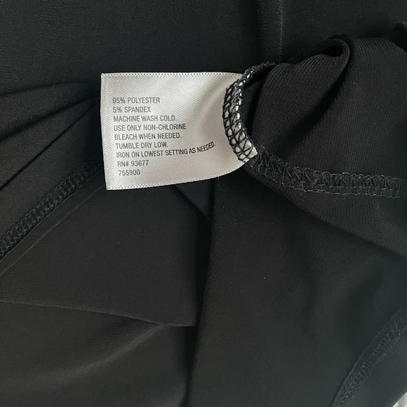 Worthington Black Short Sleeve Blouse - Picture 7 of 7